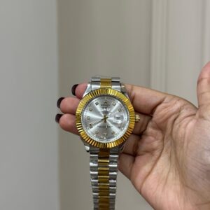 Rlx Day-Date| White and Gold