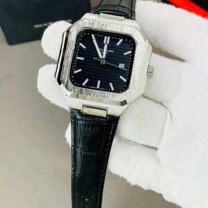 P.P Leather Strap Watch | Black